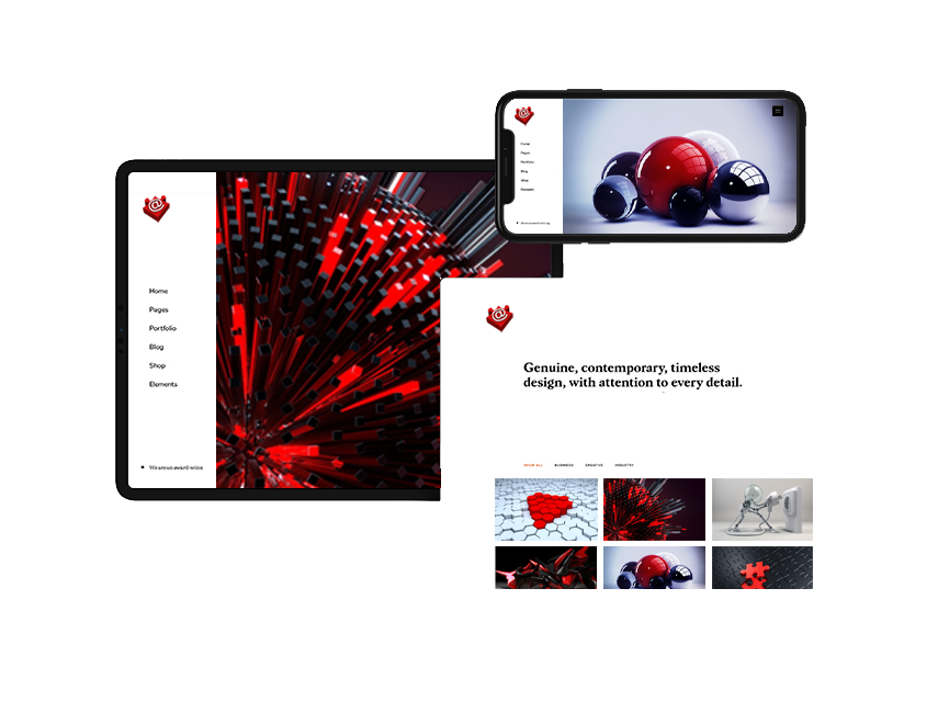 Red Puzzle Designs - Fierce Impact Media - Affordable Professional WordPress Web Design
